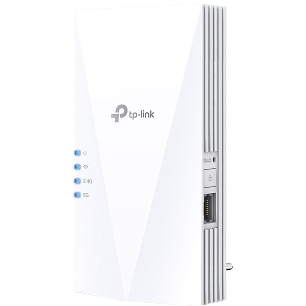 Wireless Range Extender TP-LINK RE500X AX1500, Wi-Fi 6, Dual-Band 300 + 1200 Mbps, alb