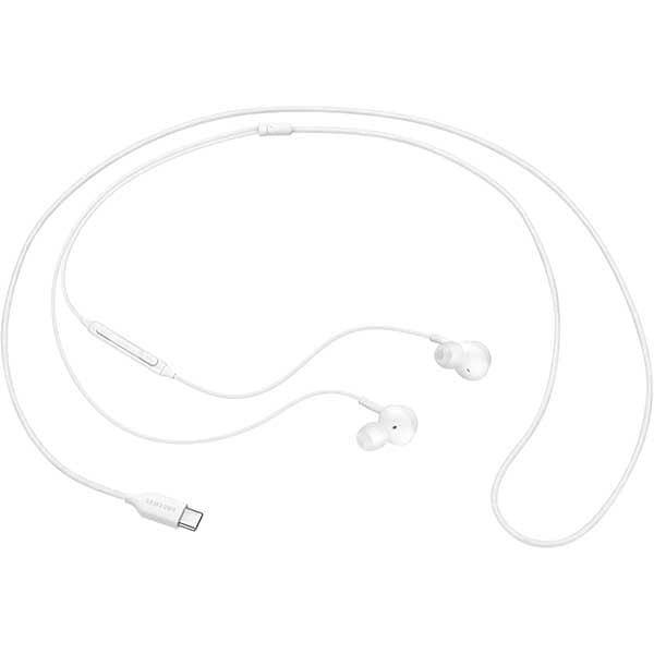 Casti SAMSUNG Earphones EO-IC100, Cu Fir, In-Ear, Microfon, alb