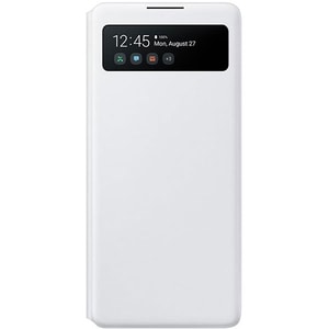 Husa S View Wallet pentru SAMSUNG Galaxy S10 Lite, EF-EG770PWEGEU, alb