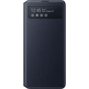 Husa S View Wallet pentru SAMSUNG Galaxy Note 10 Lite, EF-EN770PBEGEU, negru