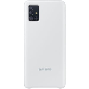 Husa telefon SAMSUNG pentru Galaxy A51, EF-PA515TWEGEU, silicon, alb