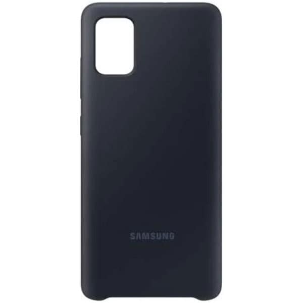 Husa telefon SAMSUNG pentru Galaxy A71, EF-PA715TBEGEU, silicon, negru