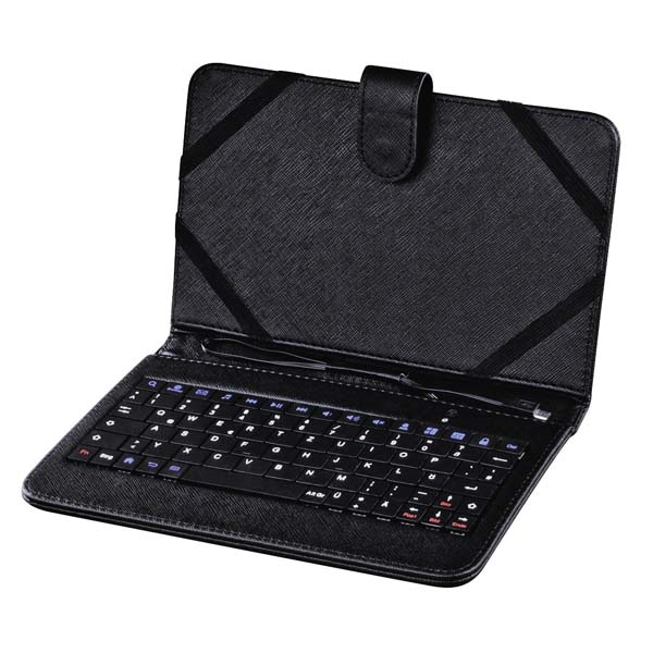 Husa Flip Cover cu tastatura pentru tableta 7", HAMA U8182500, Negru