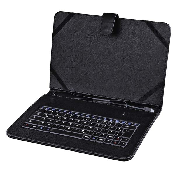 Husa Flip Cover cu tastatura pentru tableta 10.1", HAMA U8182501, Negru