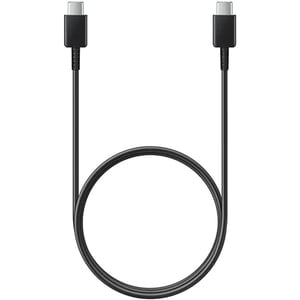 Cablu date SAMSUNG EP-DA705BBEGWW, USB-C - USB-C, 1m, negru