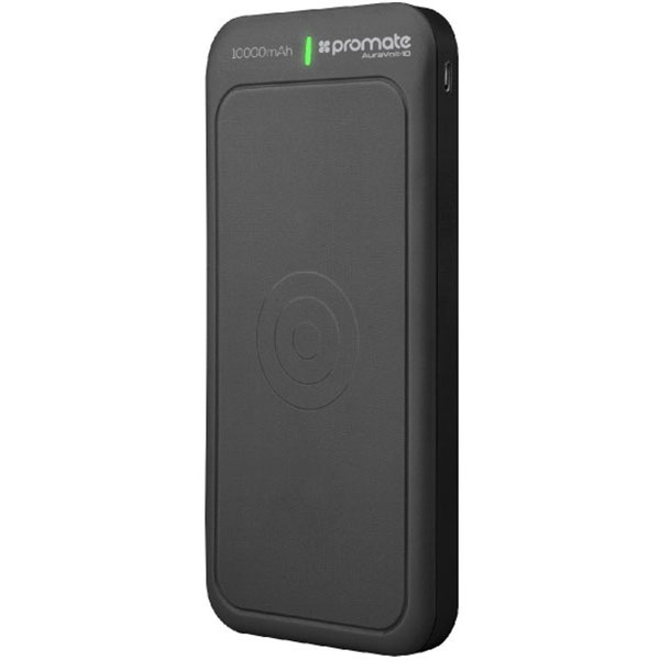 Baterie Externa Cu Incarcare Wireless Promate Auravolt 10 10000mah 1xtype C 2xusb Negru