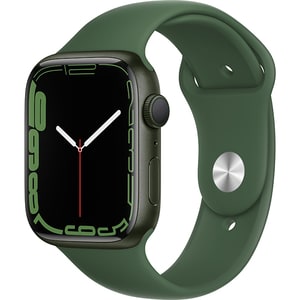APPLE Watch Series 7, GPS, 45mm Green Aluminium Case, Clover Sport Band 