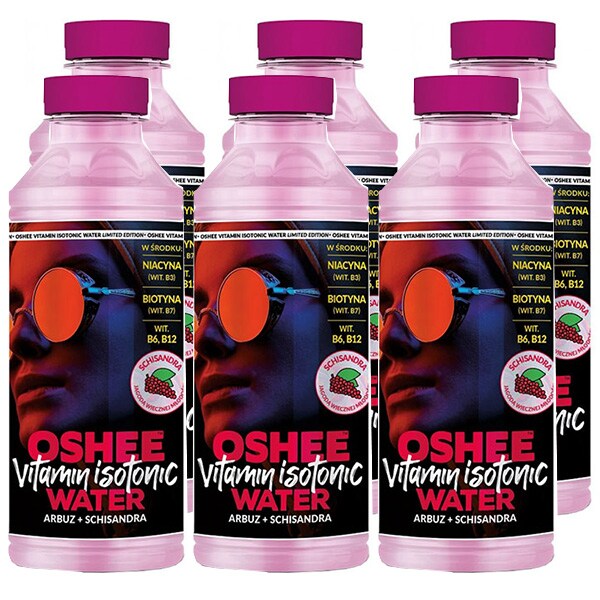 Apa cu vitamine OSHEE Rebel Pepene rosu bax 0.555L x 6 sticle