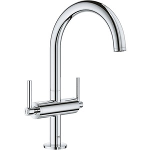 Baterie lavoar GROHE Atrio 21022003, marimea L, metal, argintiu