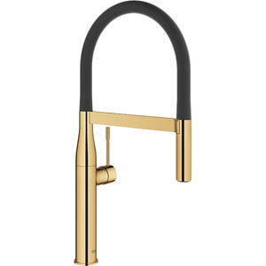Baterie bucatarie GROHE Essence 30294GL0, metal, auriu-negru