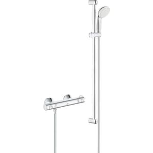 Set baterie dus GROHE Grohtherm 800 34566001, termostat, metal, crom