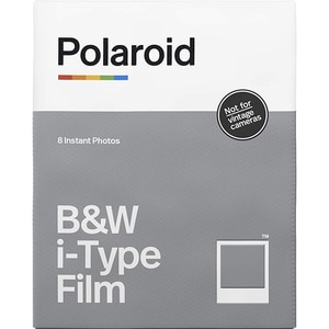 Film original Black and White Polaroid pentru i-Type, 8 buc