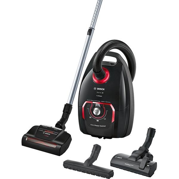 Aspirator Cu Sac Bosch Propower Bgl8pow2 5l 650w 74db Negru Rosu