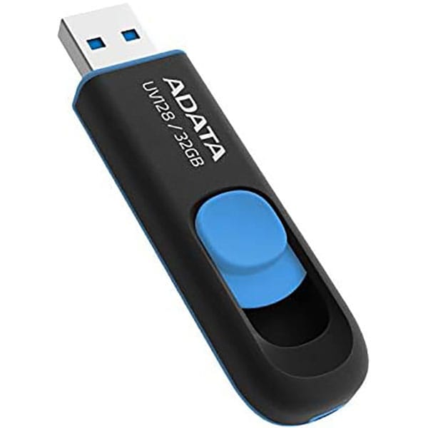 Memorie USB ADATA UV128, 32GB, USB 3.2 Gen1, negru-albastru
