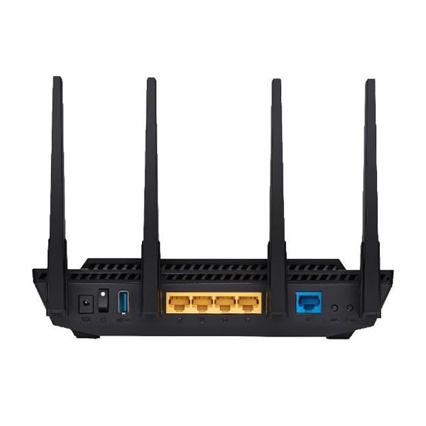 Router Wireless Gigabit ASUS AX3000 RT-AX58U, Dual-Band 574 + 2402 Mbps, negru