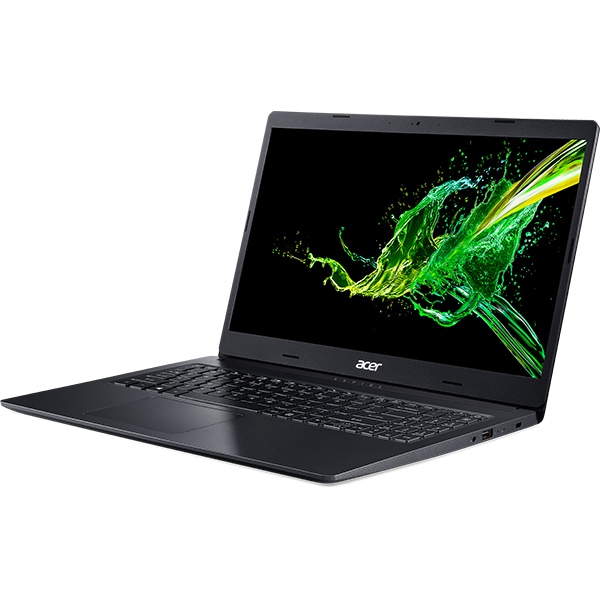 Laptop ACER Aspire 3 A315-56, Intel Core i3-1005G1 pana la 3.4GHz, 15.6" Full HD, 8GB, SSD 256GB, Intel UHD Graphics, Windows 10 S, negru