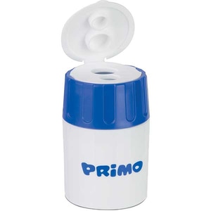 Ascutitoare dubla PRIMO MC007602, plastic, alb