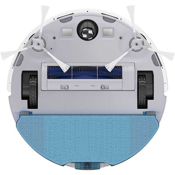 Aspirator robot ROWENTA X-Plorer Serie 95 Total Care RR7987WH, 0.5l, 14.4V, autonomie max 225 min, Navigatie laser, functie mop, alb