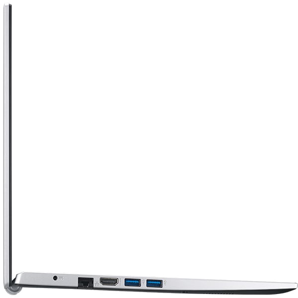 Laptop ACER Aspire 3 A315-58G-525J, Intel Core i5-1135G7 pana la 4.2GHz, 15.6" Full HD, 8GB, SSD 512GB, NVIDIA GeForce MX350 2GB, Free DOS, argintiu