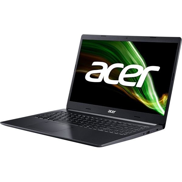 Laptop ACER Aspire 5 A515-45-R5EP, AMD Ryzen 5 5500U pana la 4.0GHz, 15.6" Full, 8GB, SSD 512GB, AMD Radeon Graphics, Windows 10 Home, negru