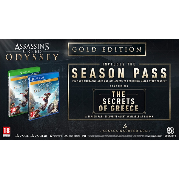 Ps4 assassin's creed odyssey gold edition deals