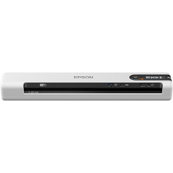Scanner portabil EPSON WorkForce DS-80W, A4, USB, Wi-Fi, alb