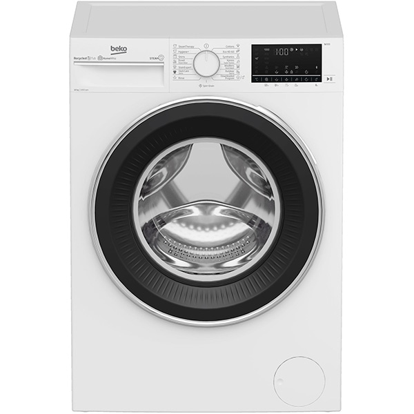Masina de spalat rufe frontala BEKO B3WFU71042WB, SteamCure, 10kg, 1400rpm, Clasa B, alb