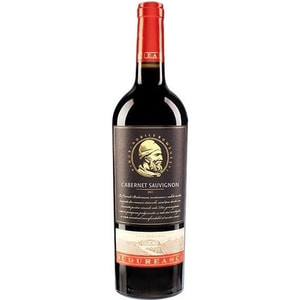 Vin rosu demisec BUDUREASCA Premium Cabernet Sauvignon, 0.75L, Bax 6 sticle