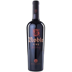 Vin rosu sec Budureasca Noble 5 2017, 0.75L, bax 6 sticle