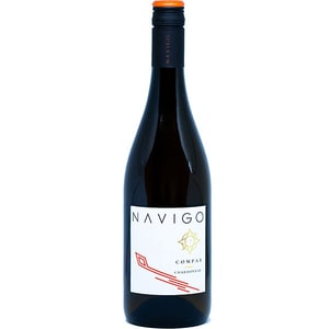 Vin alb sec Crama Navigo Compas Chardonnay 2021, 0.75L, 6 sticle