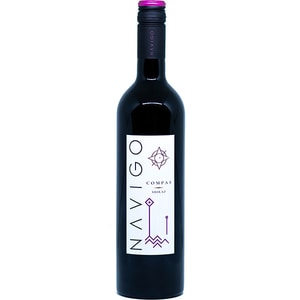 Vin rosu sec Crama Navigo Compas Shiraz 2020, 0.75L, 6 sticle