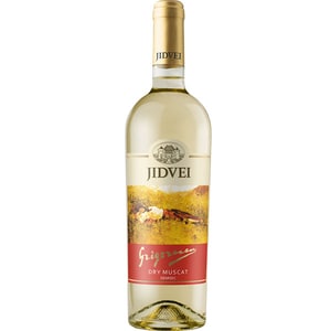 Vin alb demisec Jidvei Grigorescu Muscat Dry, 0.75L, bax 6 sticle