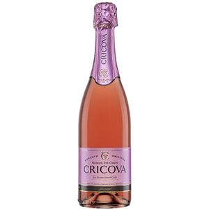 Vin spumant rose demisec Cramele Cricova Traditional, 0.75L, bax 6 sticle