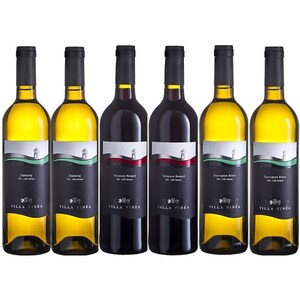 Vin sec Crama Villa Vinea Classic Selection, 0.75L, 6 sticle (4 x alb \ 2 x rosu)