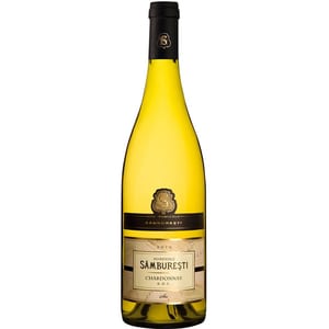 Vin alb sec Domeniile Samburesti Chardonnay, 0.75L