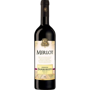Vin rosu sec Domeniile Samburesti Feteasca Neagra 2020, 0.75L, bax 6 sticle