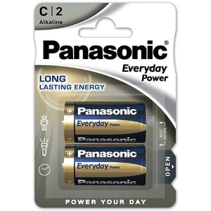 Baterii PANASONIC Everyday Power LR14/C, 2 bucati