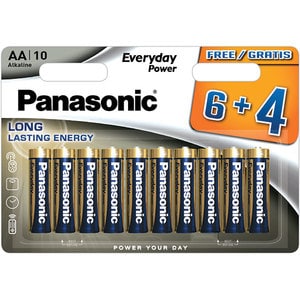 Baterii PANASONIC Everyday Power LR6/AA, 6+4 bucati