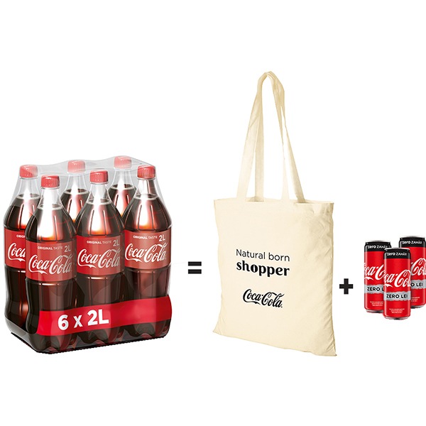 Bautura Racoritoare Carbogazoasa Coca Cola Gust Original Bax 2l X 6 Sticle