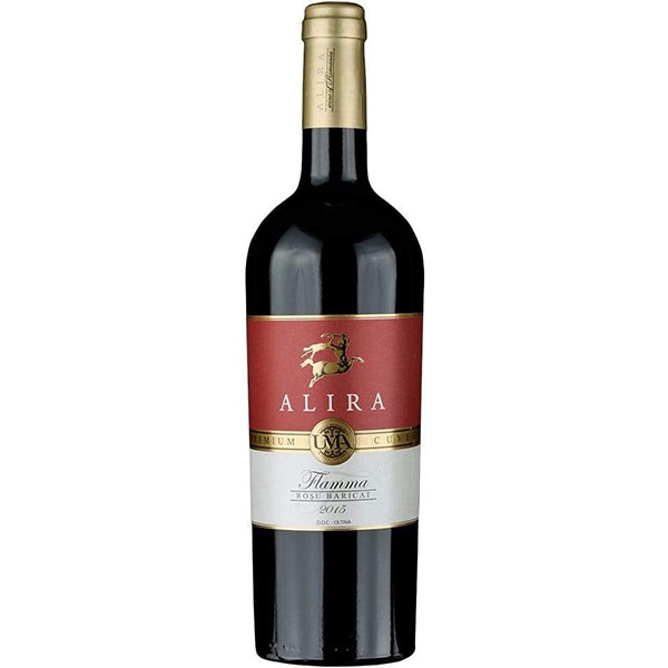 Vin rosu sec Crama Alira Flamma Rosu Baricat, 0.75L