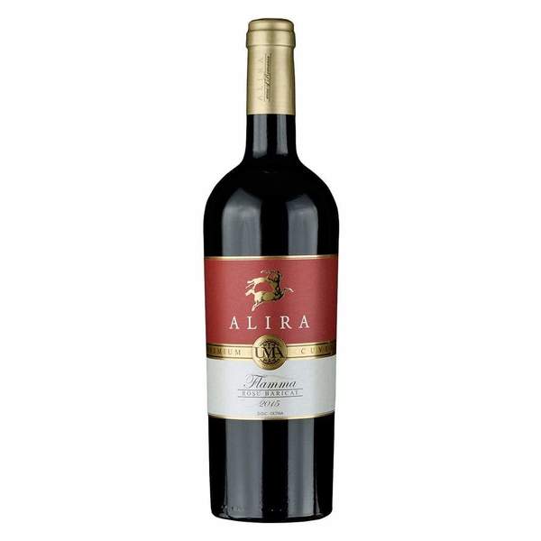 Vin rosu sec Crama Alira Flamma Rosu Baricat, 0.75L