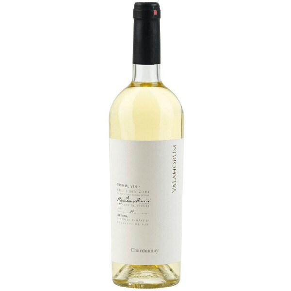 Vin alb sec Valahorum Chardonnay, 0.75L