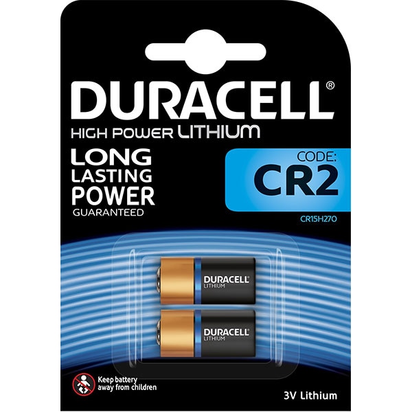 Cause graphic Disadvantage Baterii Litiu DURACELL CR2, Long Lasting Power, 3V, 2 bucati