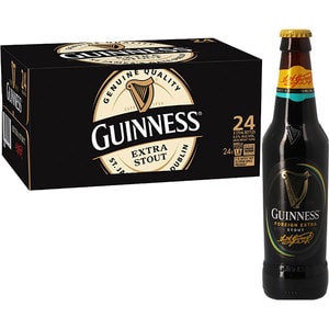 Bere neagra Guinness F.E.Stout Import Irlanda bax 0.33L x 24 sticle