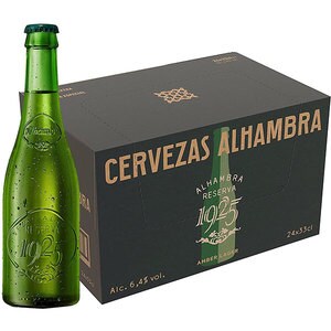 Bere blonda Alhambra Reserva bax 0.33L x 24 sticle 
