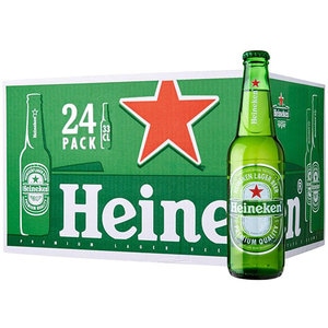 Bere blonda Heineken bax 0.33L x 24 sticle