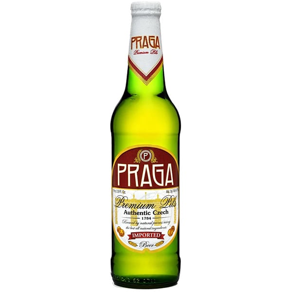 Bere blonda Praga Premium Pils bax 0.33L x 24 sticle