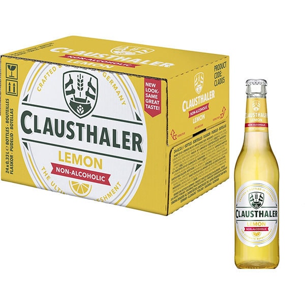 Bere cu arome fara alcool Clausthaler Lamaie bax 0.33L x 24 sticle 