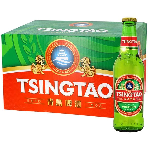 Bere blonda Tsingtao bax  0.33L x 24 sticle