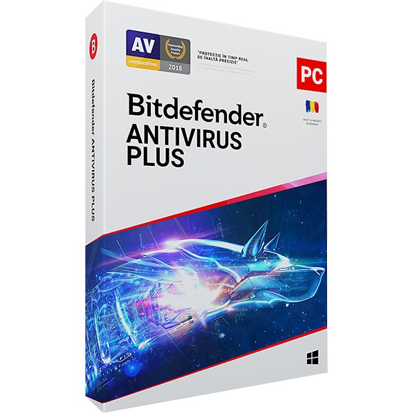 Antivirus Bitdefender Antivirus Plus 2020 1 An 3 Pc Retail
